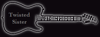 Banner Gitarre Twisted Sister