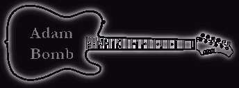 Banner Gitarre Adam Bomb