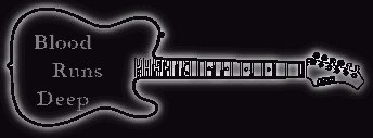 Banner Gitarre Blood Runs Deep