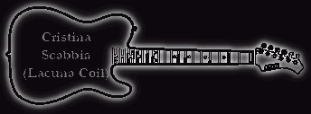 Banner Gitarre Cristina Scabbia
