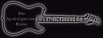 Banner Gitarre Die Apokalyptischen Reiter