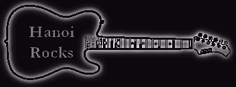 Banner Gitarre Hanoi Rocks