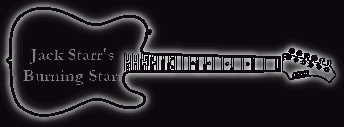 Banner Gitarre Jack Starr's Burning Starr