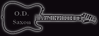 Banner Gitarre O.D. Saxon