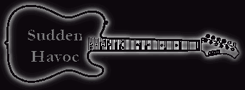 Banner Gitarre Sudden Havoc