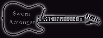 Banner Gitarre Sworn Amongst