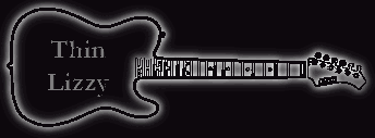 Banner Gitarre Thin Lizzy
